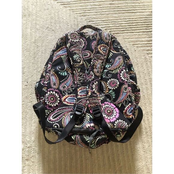 VERA BRADLEY Lighten Up Essential Backpack Bandana Swirl Pattern Computer Bag - Picture 14 of 16